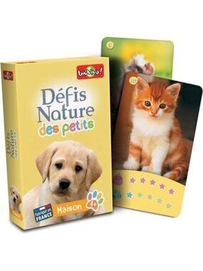Bioviva Défis Nature des Petits -Maison (Animals) French Card Game New Age 4+